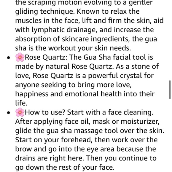 2 for $40 Gua Sha Rose Quartz (Natural Crystal) - Picture 11 of 12